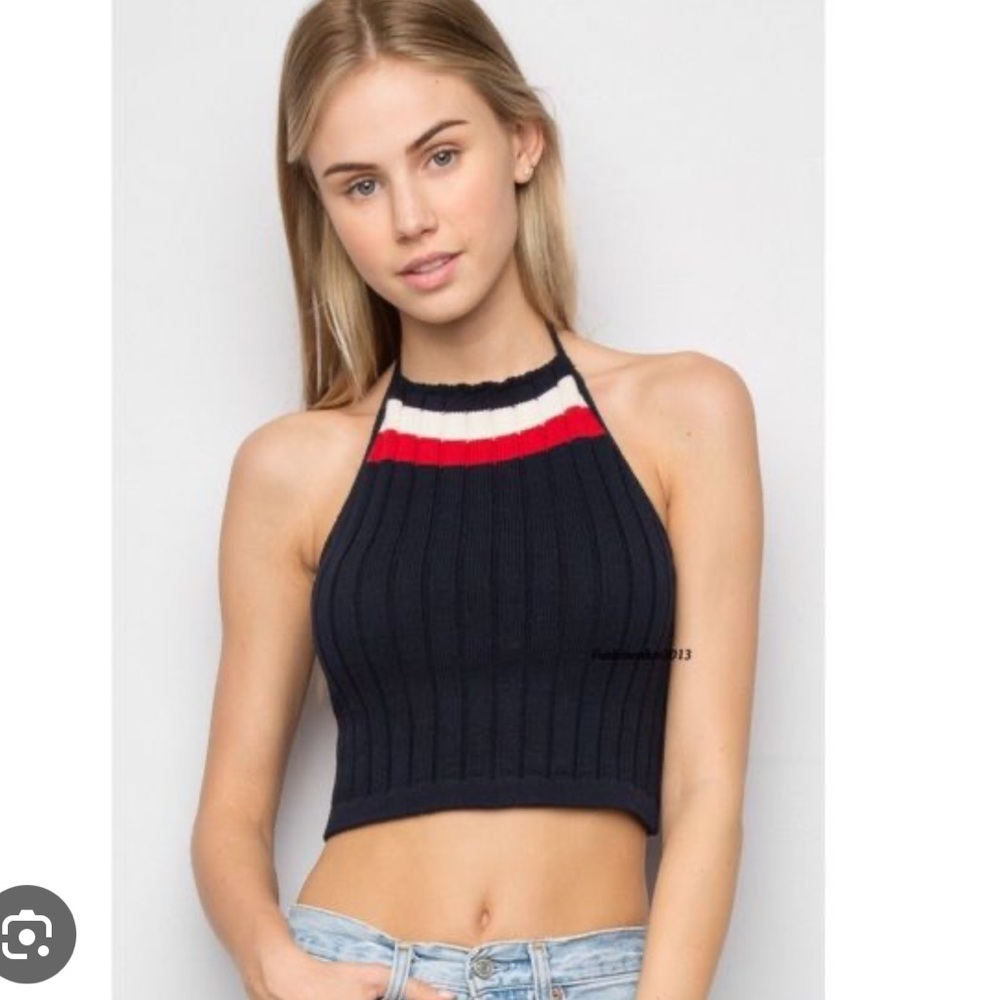 Brandy Melville knit halter top